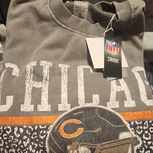 NFL Team Chicago Gray Crewneck Sweatshirt